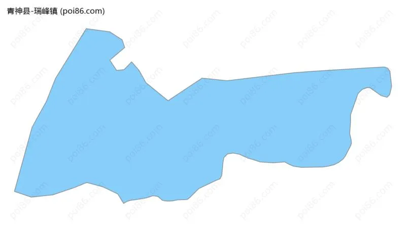 瑞峰镇边界地图
