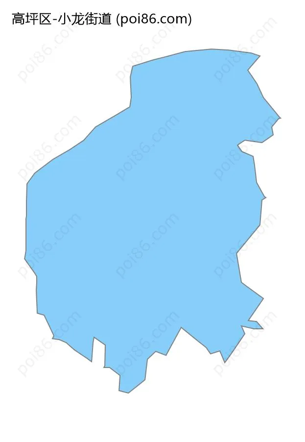 小龙街道边界地图