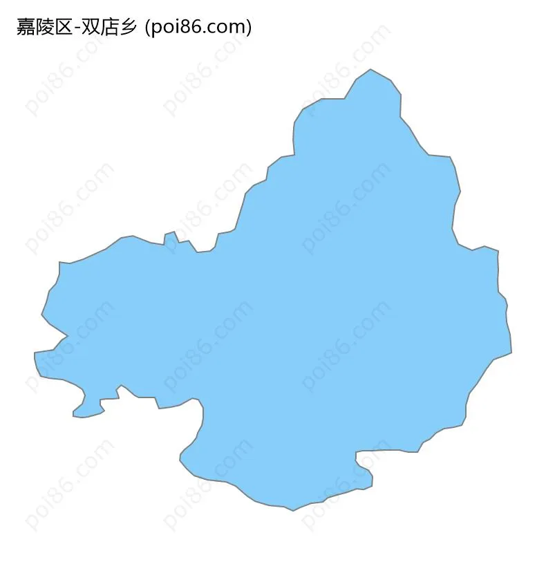 双店乡边界地图