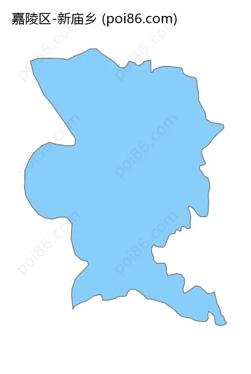 新庙乡边界地图