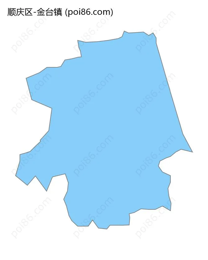 金台镇边界地图