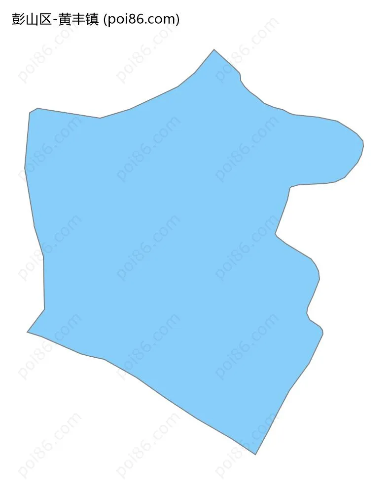 黄丰镇边界地图