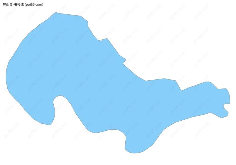 书楼镇边界地图