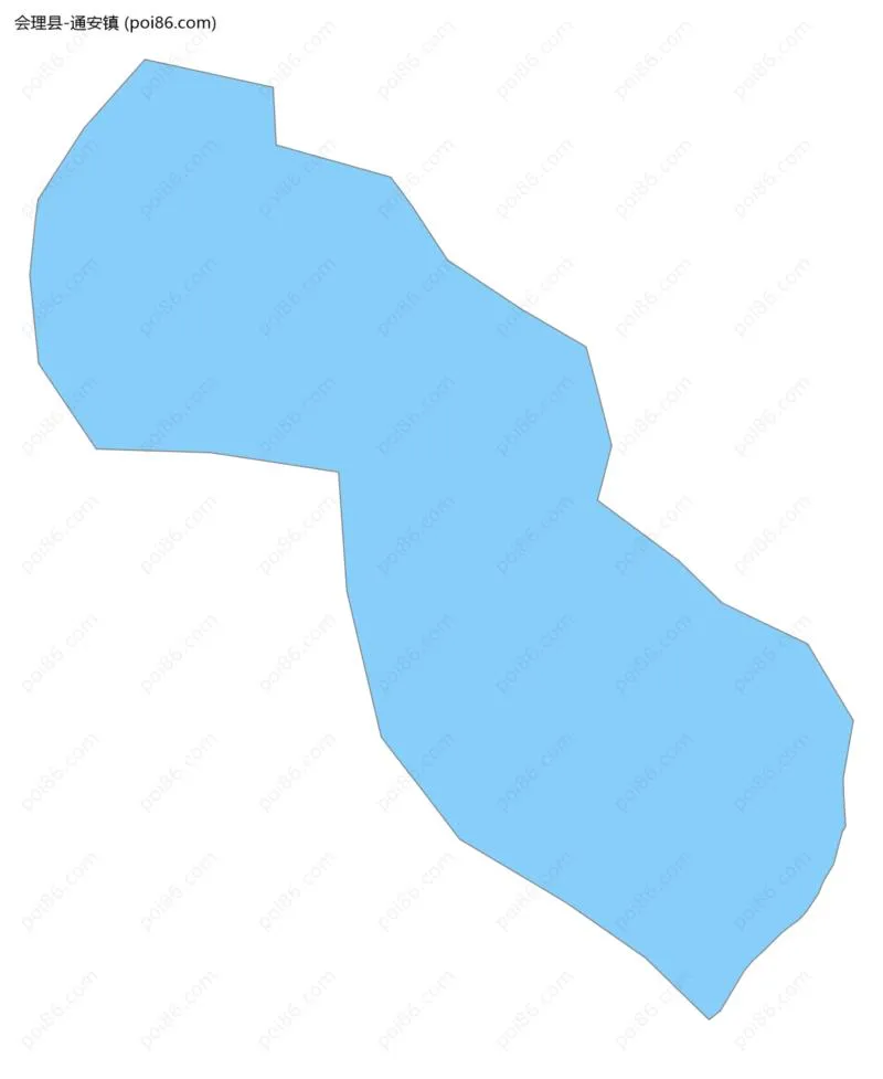 通安镇边界地图