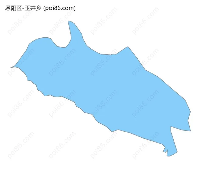 玉井乡边界地图