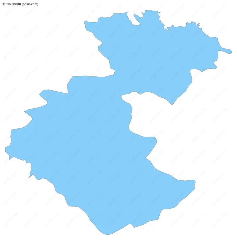 荣山镇边界地图