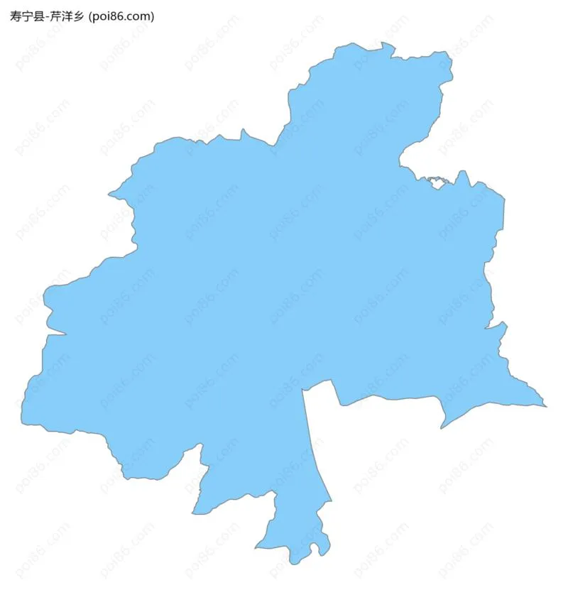 芹洋乡边界地图