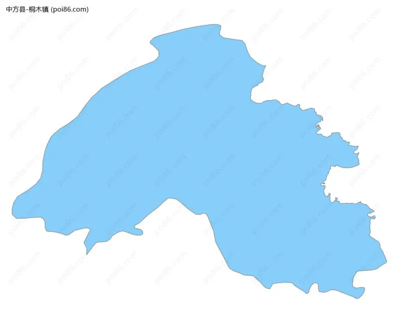 桐木镇边界地图