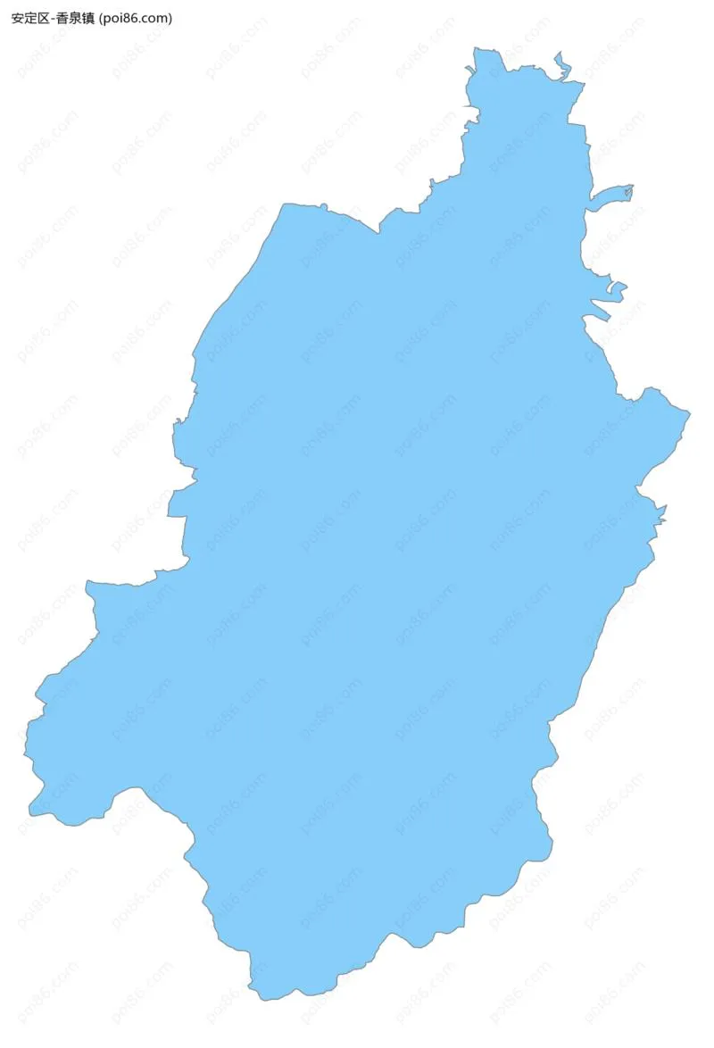 香泉镇边界地图