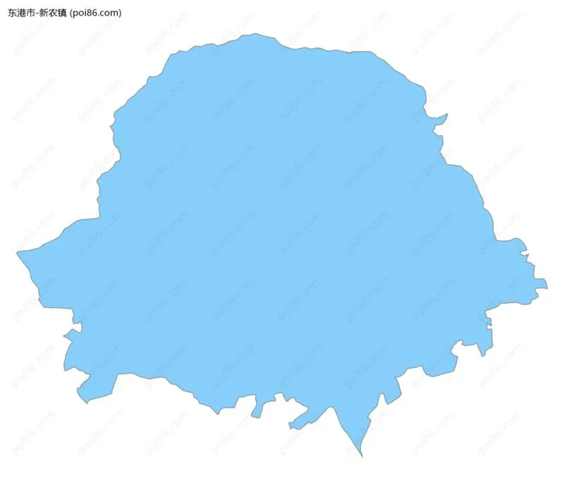 新农镇边界地图