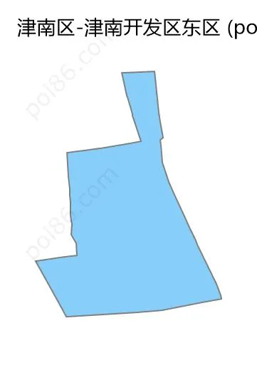 津南开发区东区边界地图