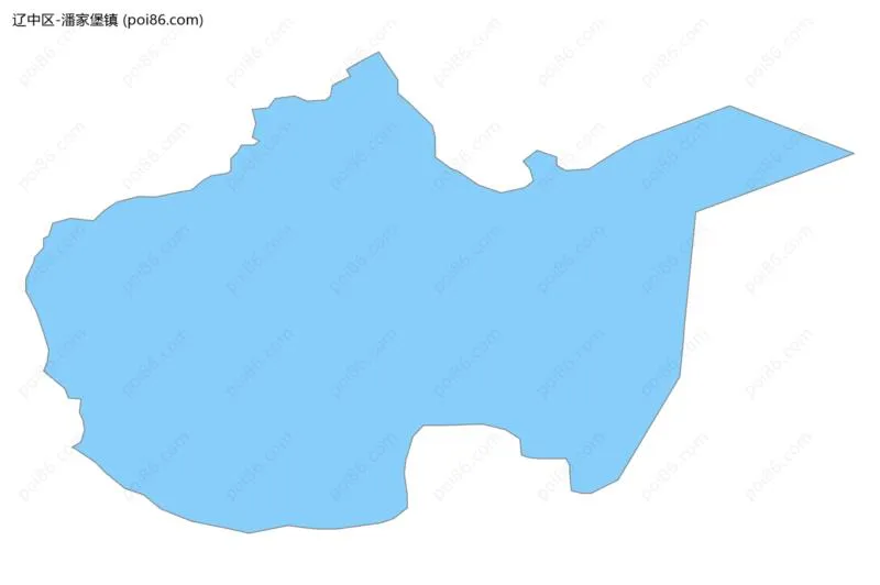 潘家堡镇边界地图