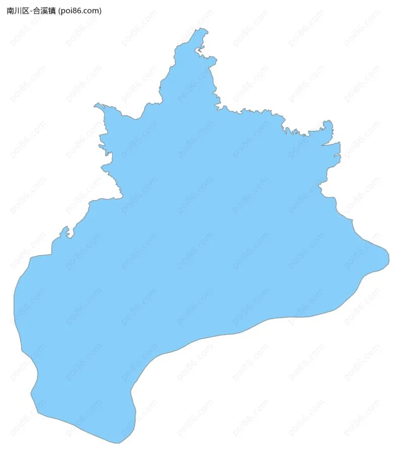 合溪镇边界地图