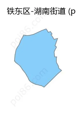 湖南街道边界地图