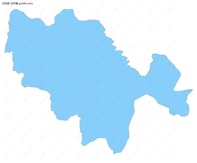 寺坪镇边界地图