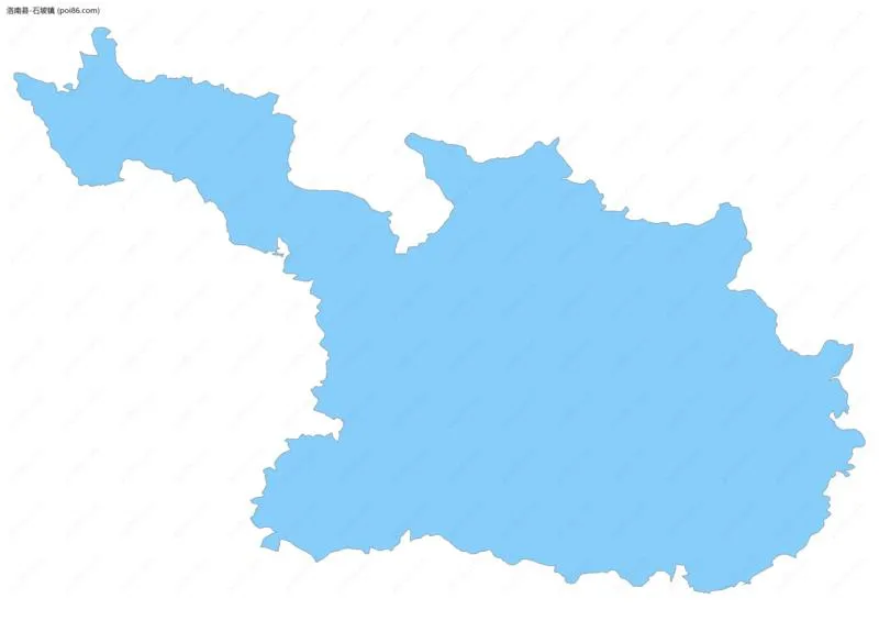 石坡镇边界地图