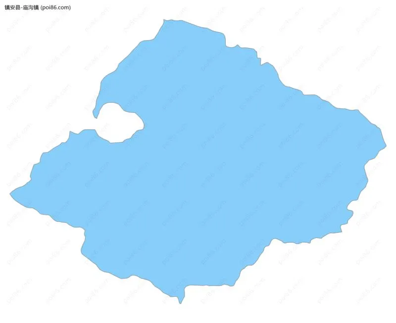 庙沟镇边界地图