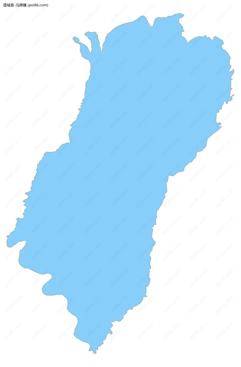 冯原镇边界地图