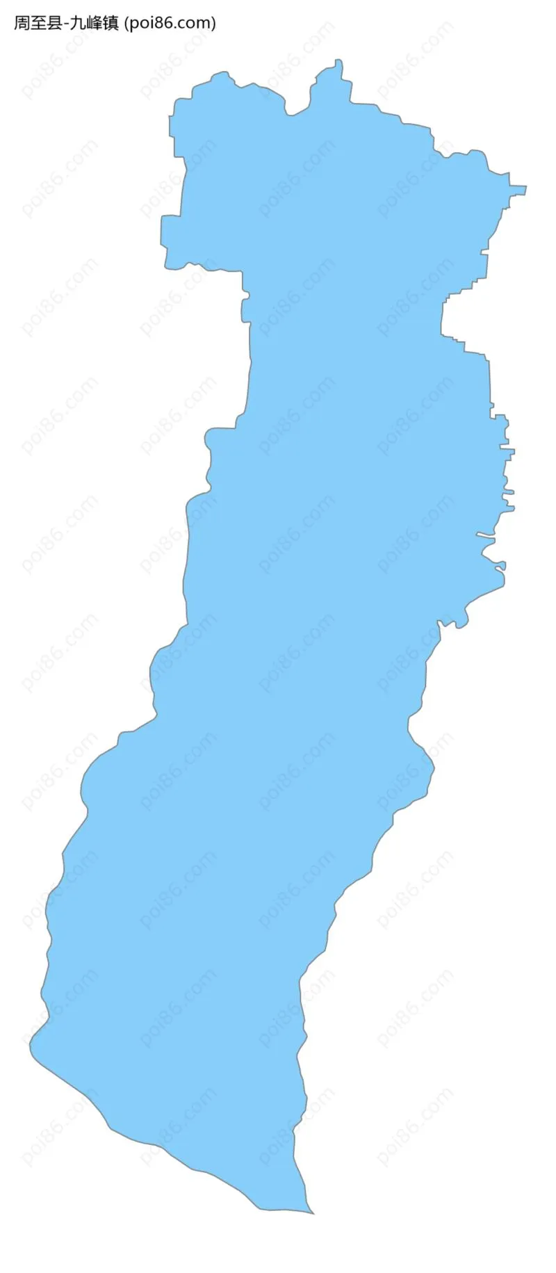 九峰镇边界地图