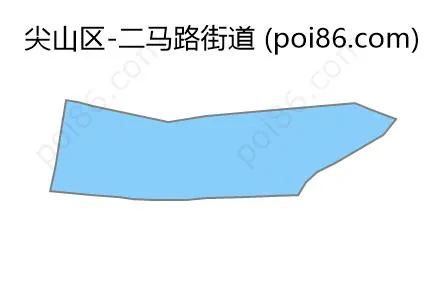 二马路街道边界地图