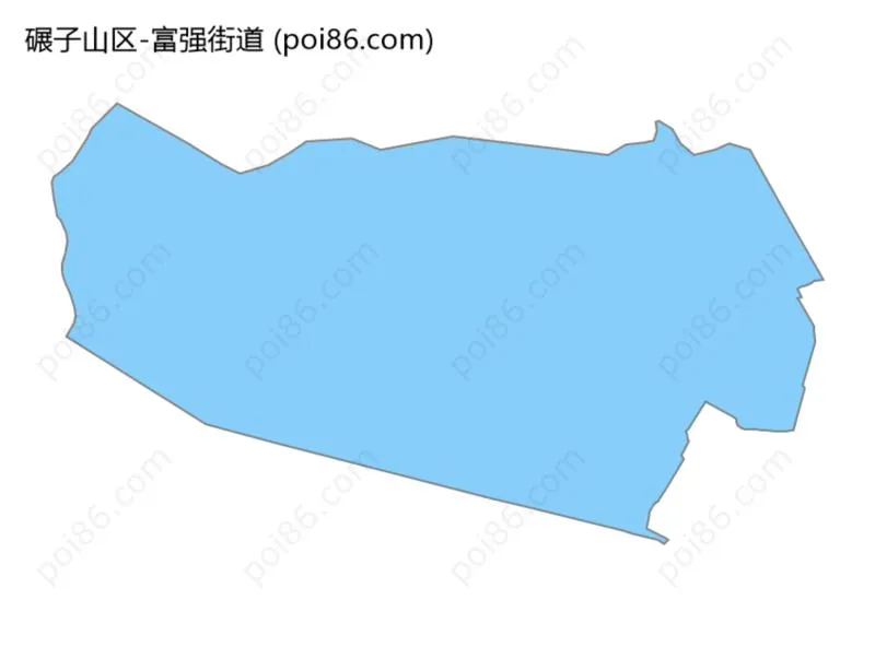 富强街道边界地图