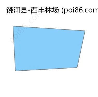 西丰林场边界地图