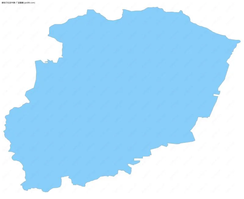 广益隆镇边界地图