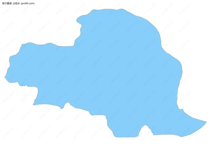 占哇乡边界地图