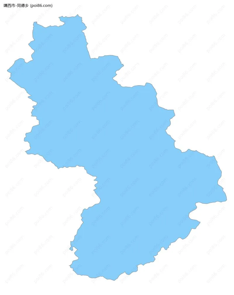 同德乡边界地图