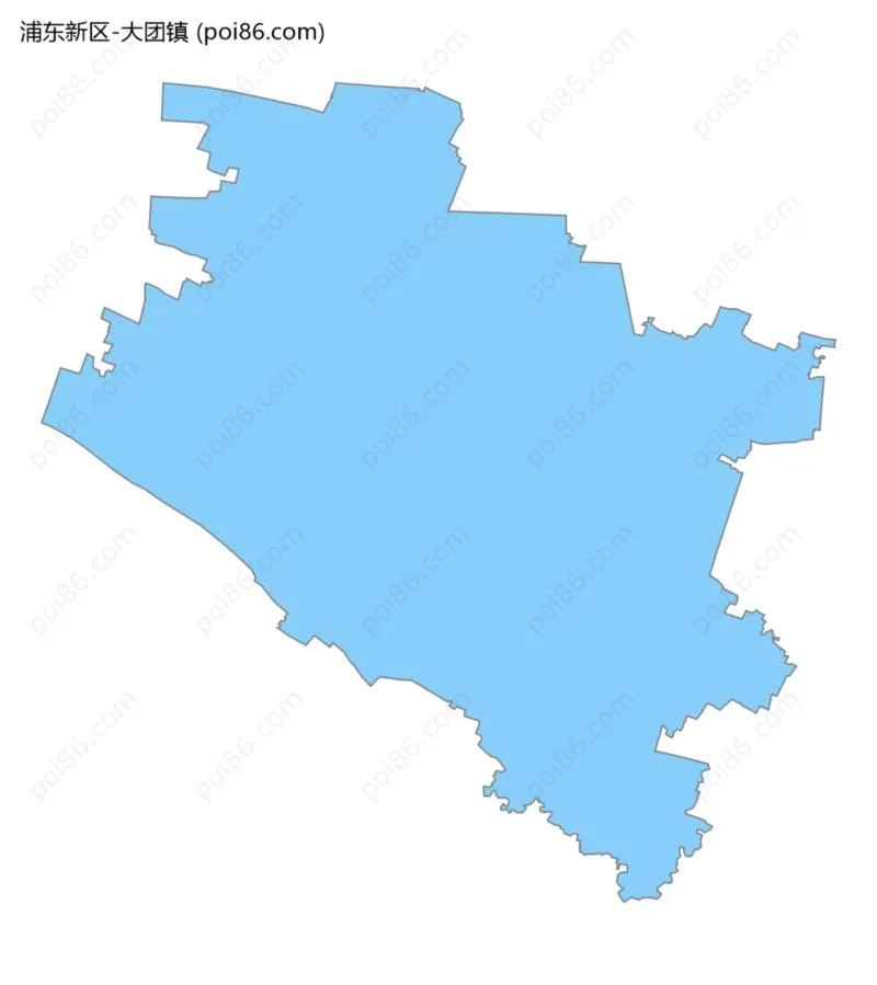 大团镇边界地图