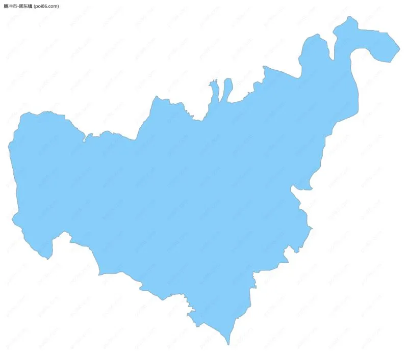 固东镇边界地图