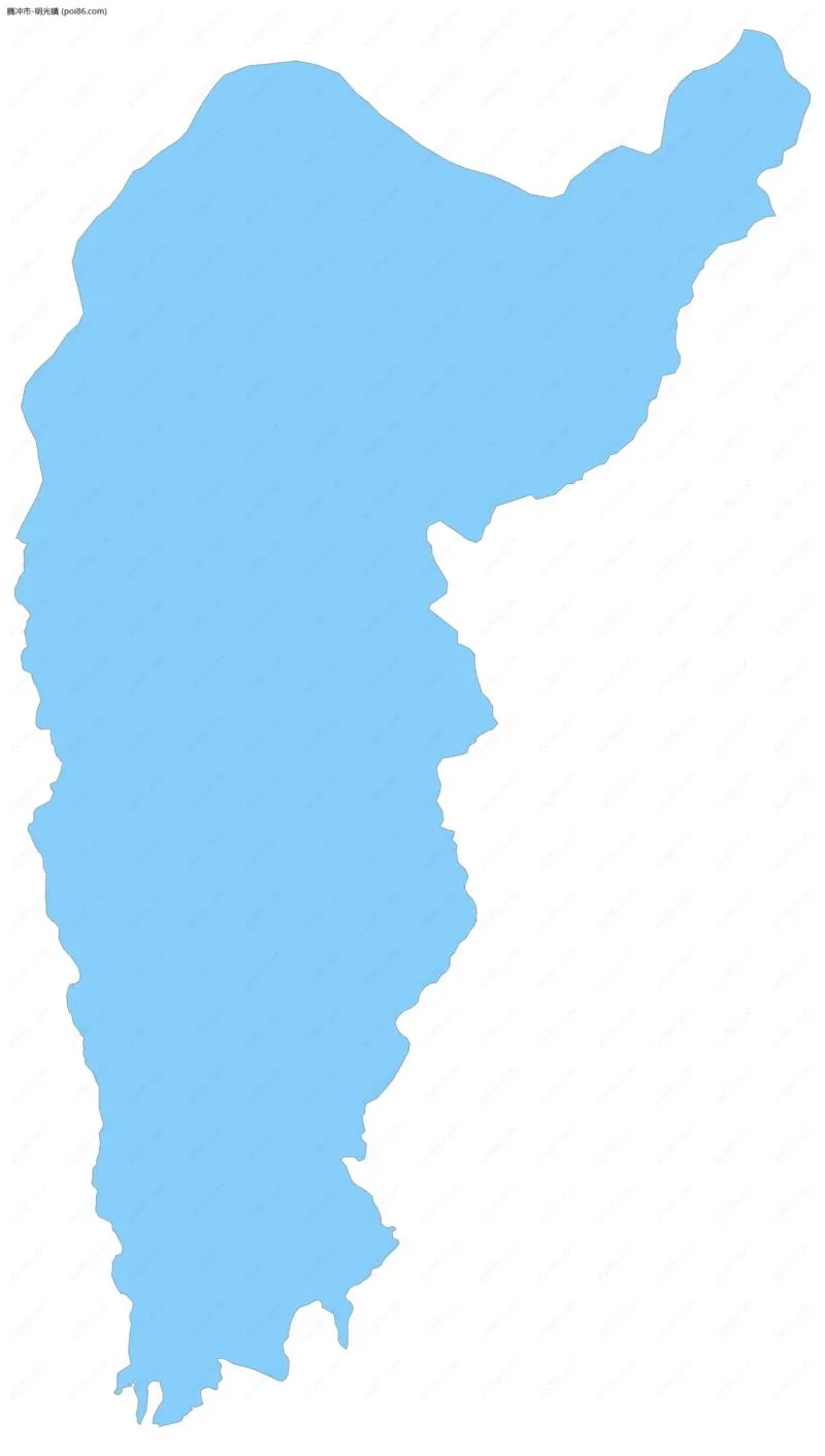 明光镇边界地图