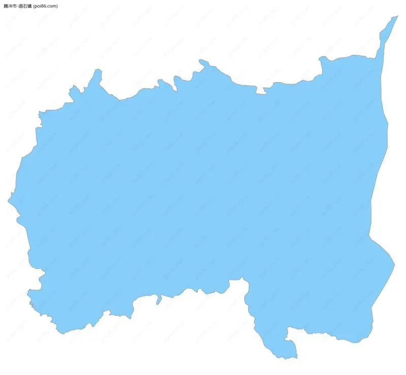 曲石镇边界地图