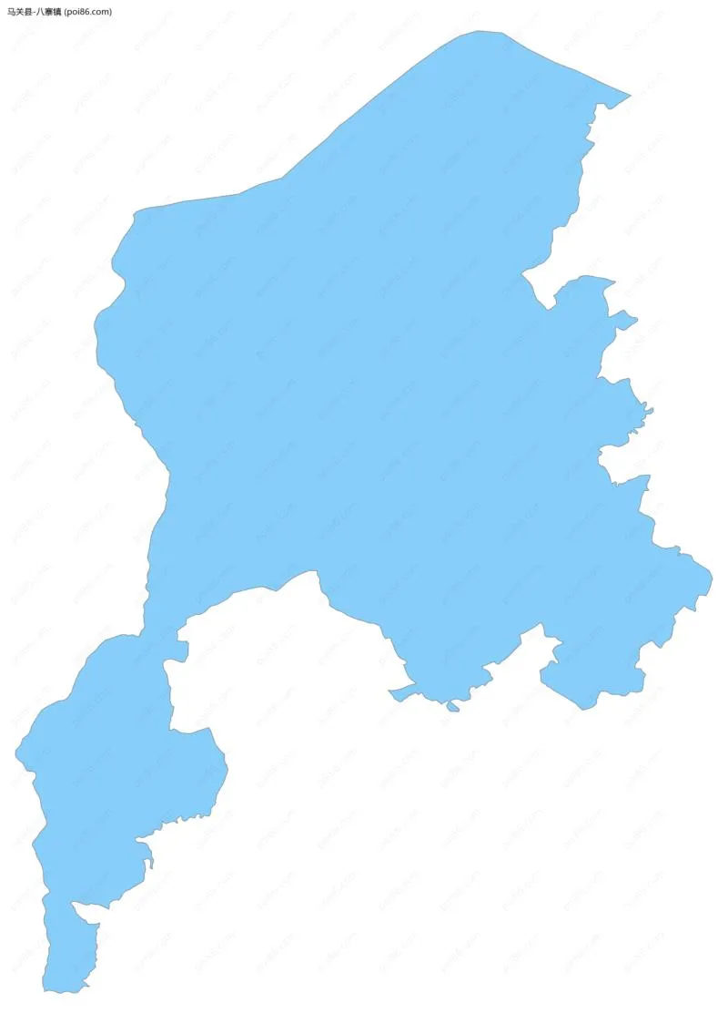 八寨镇边界地图