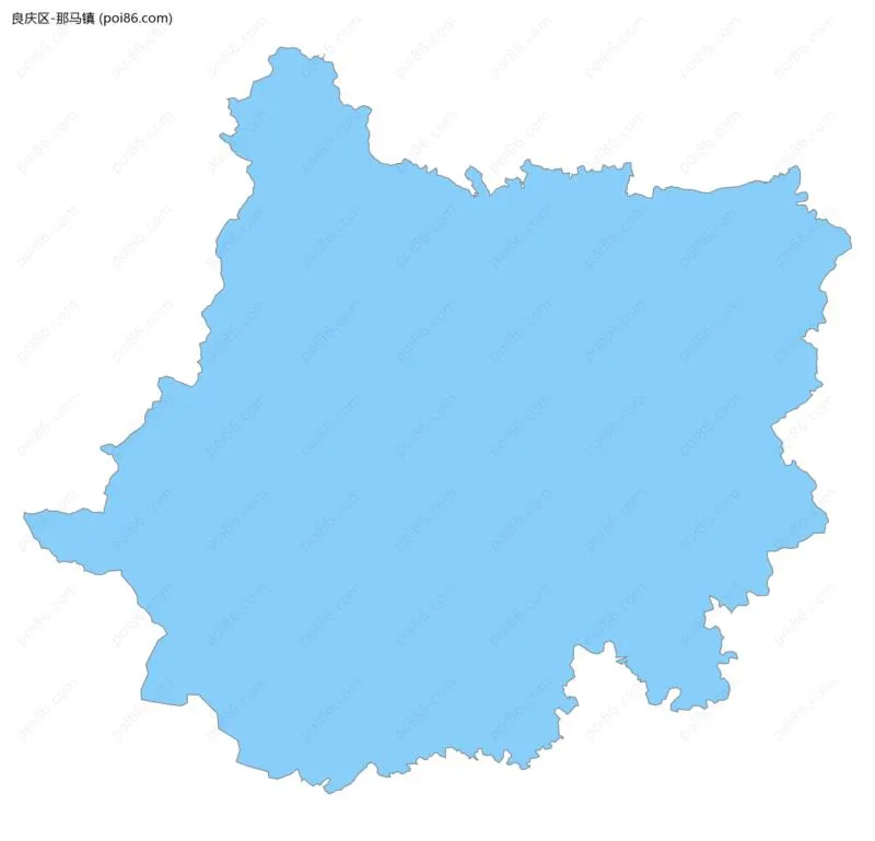 那马镇边界地图