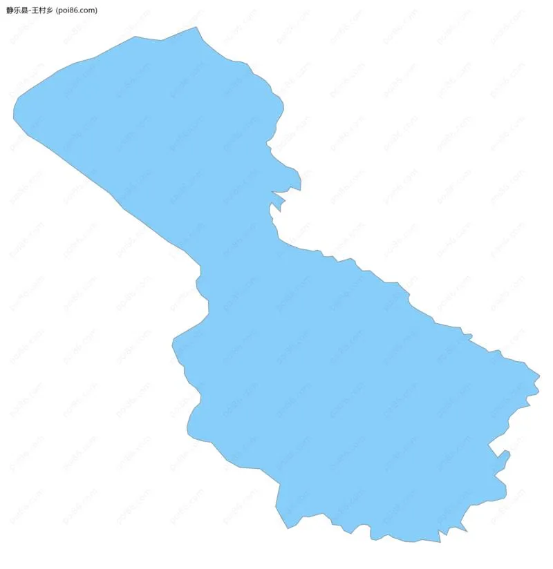 王村乡边界地图