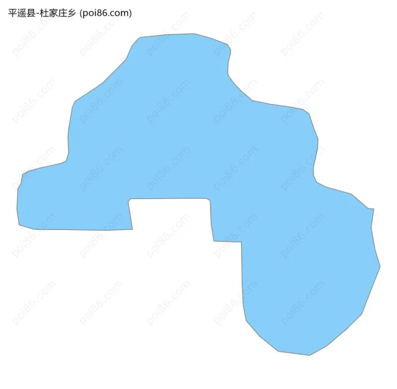 杜家庄乡边界地图