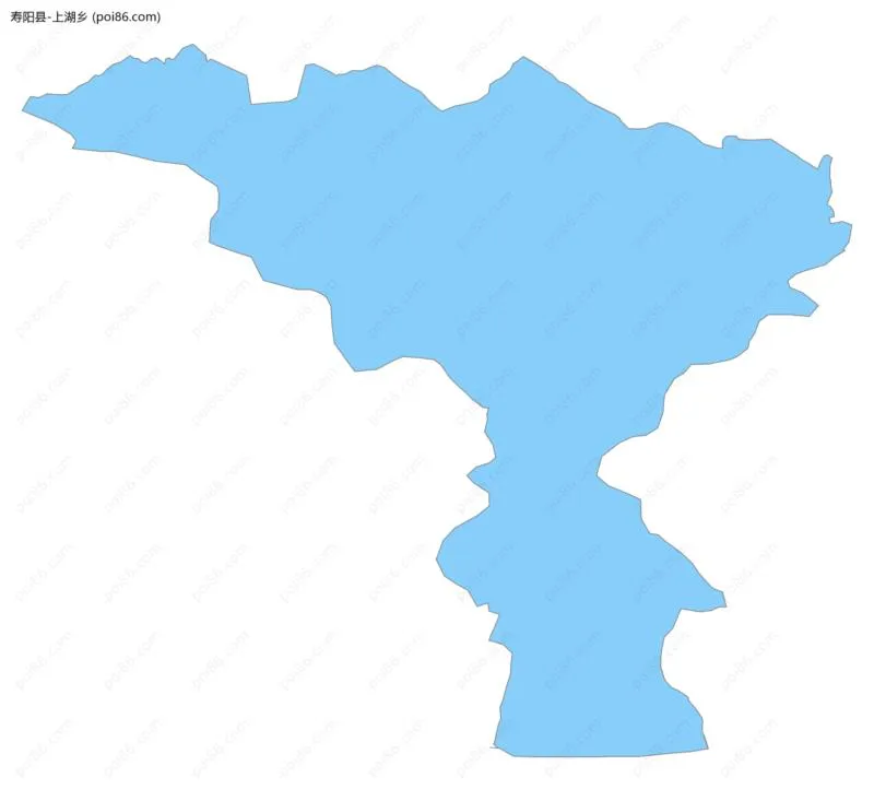 上湖乡边界地图