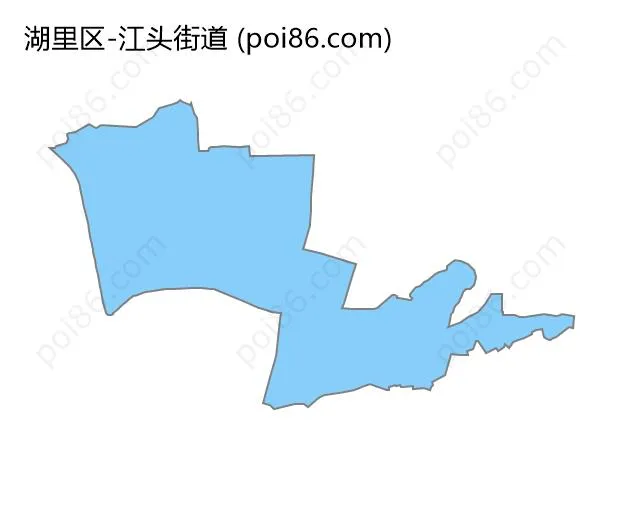 江头街道边界地图