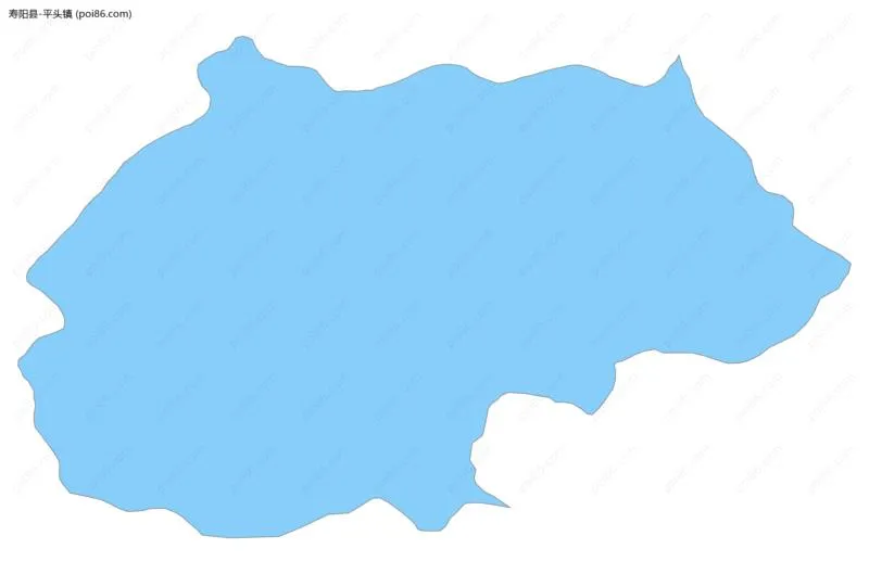 平头镇边界地图