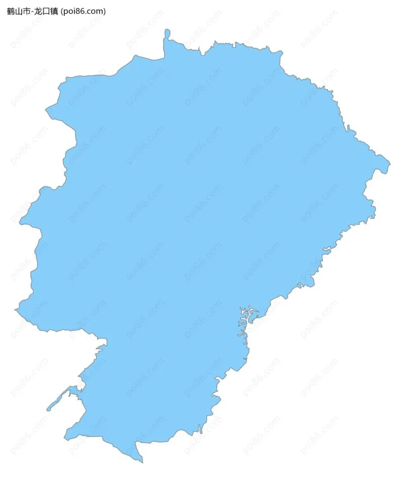 龙口镇边界地图