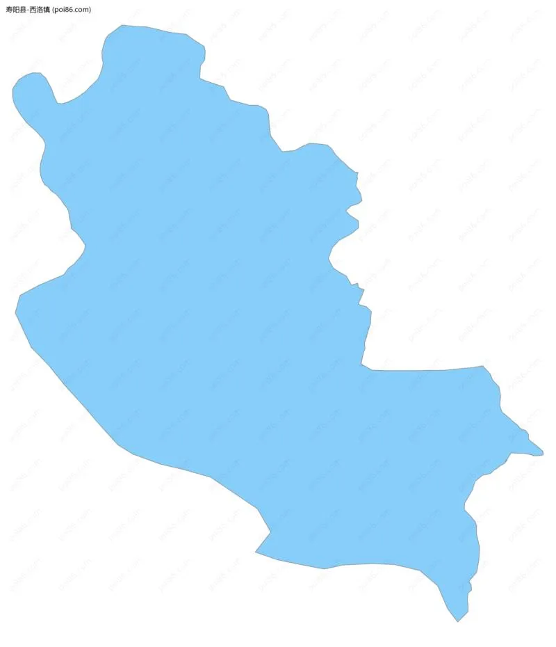 西洛镇边界地图