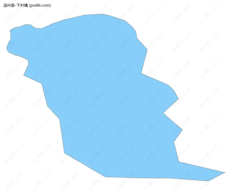 下村镇边界地图