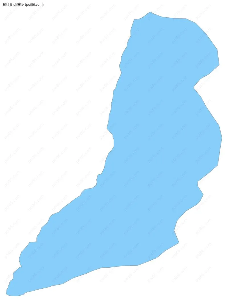 北寨乡边界地图