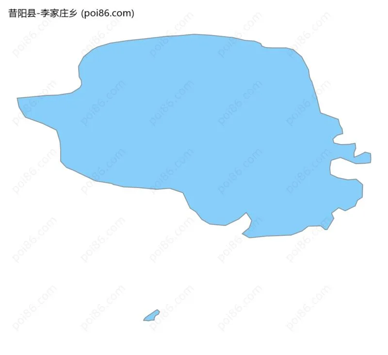 李家庄乡边界地图