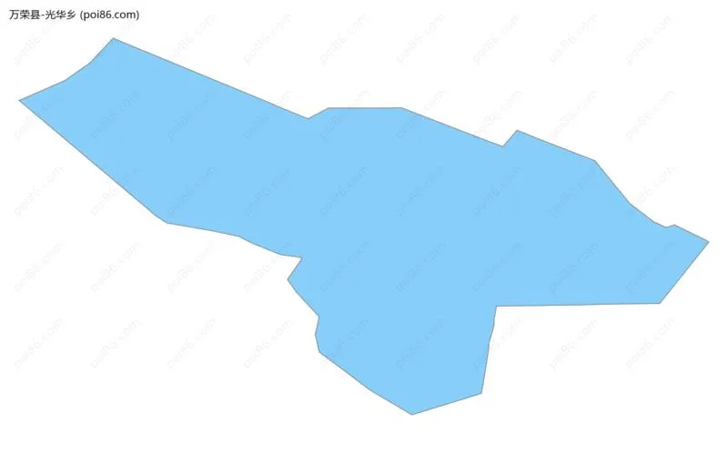 光华乡边界地图