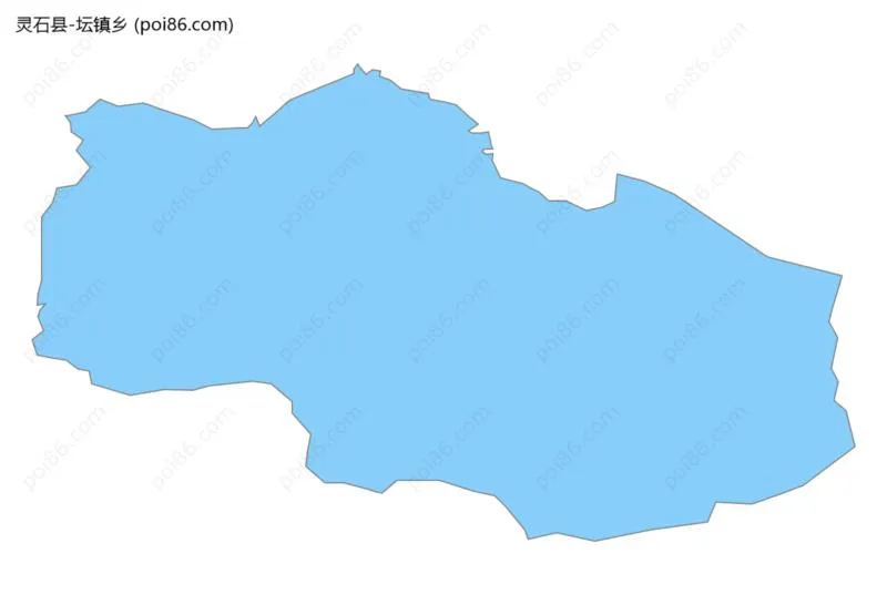 坛镇乡边界地图