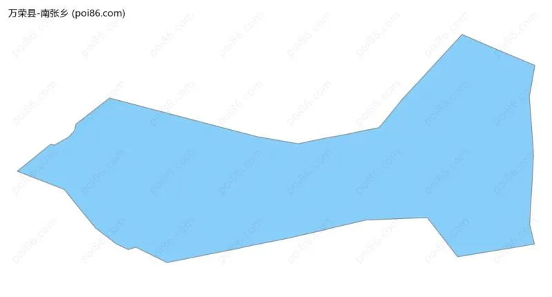 南张乡边界地图