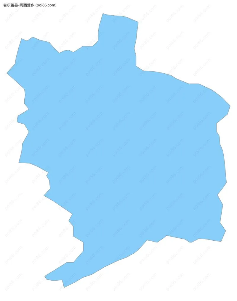 阿西茸乡边界地图