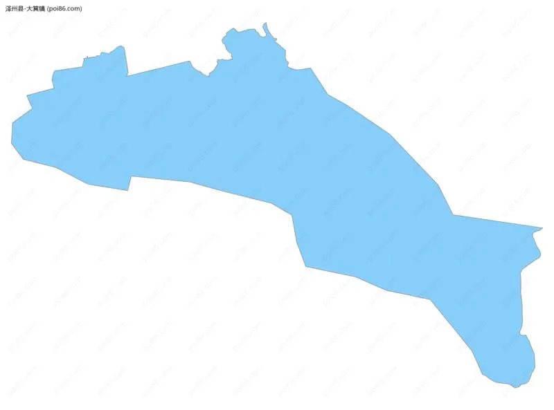 大箕镇边界地图